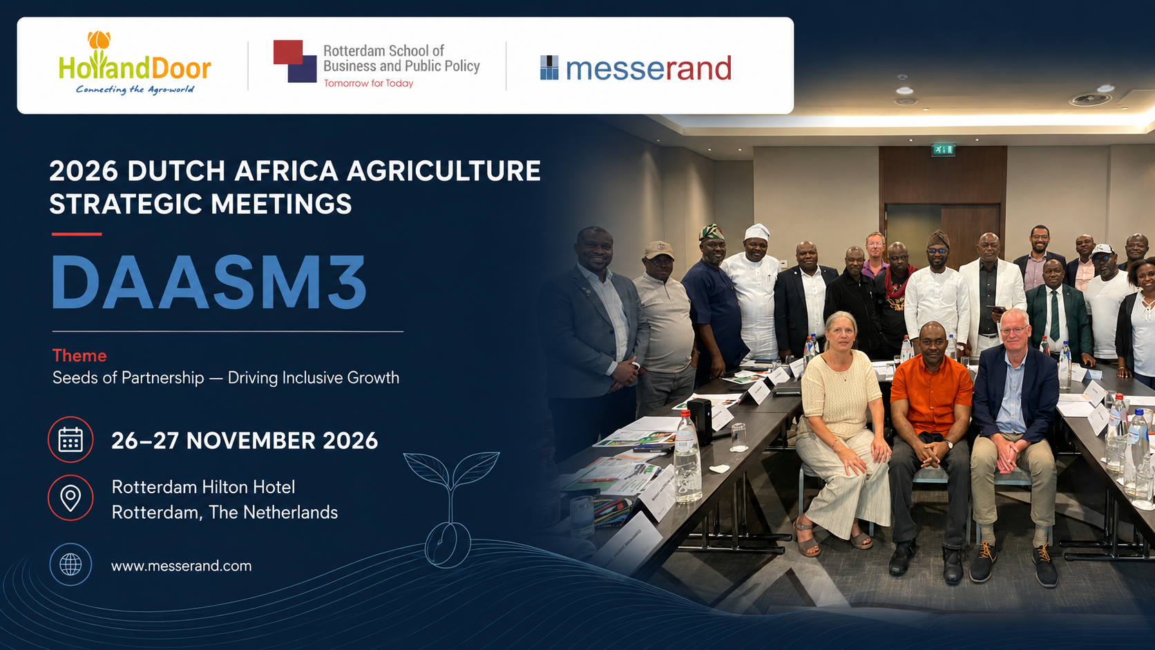 2026 Dutch Africa Agriculture Strategic Meetings, DAASM3